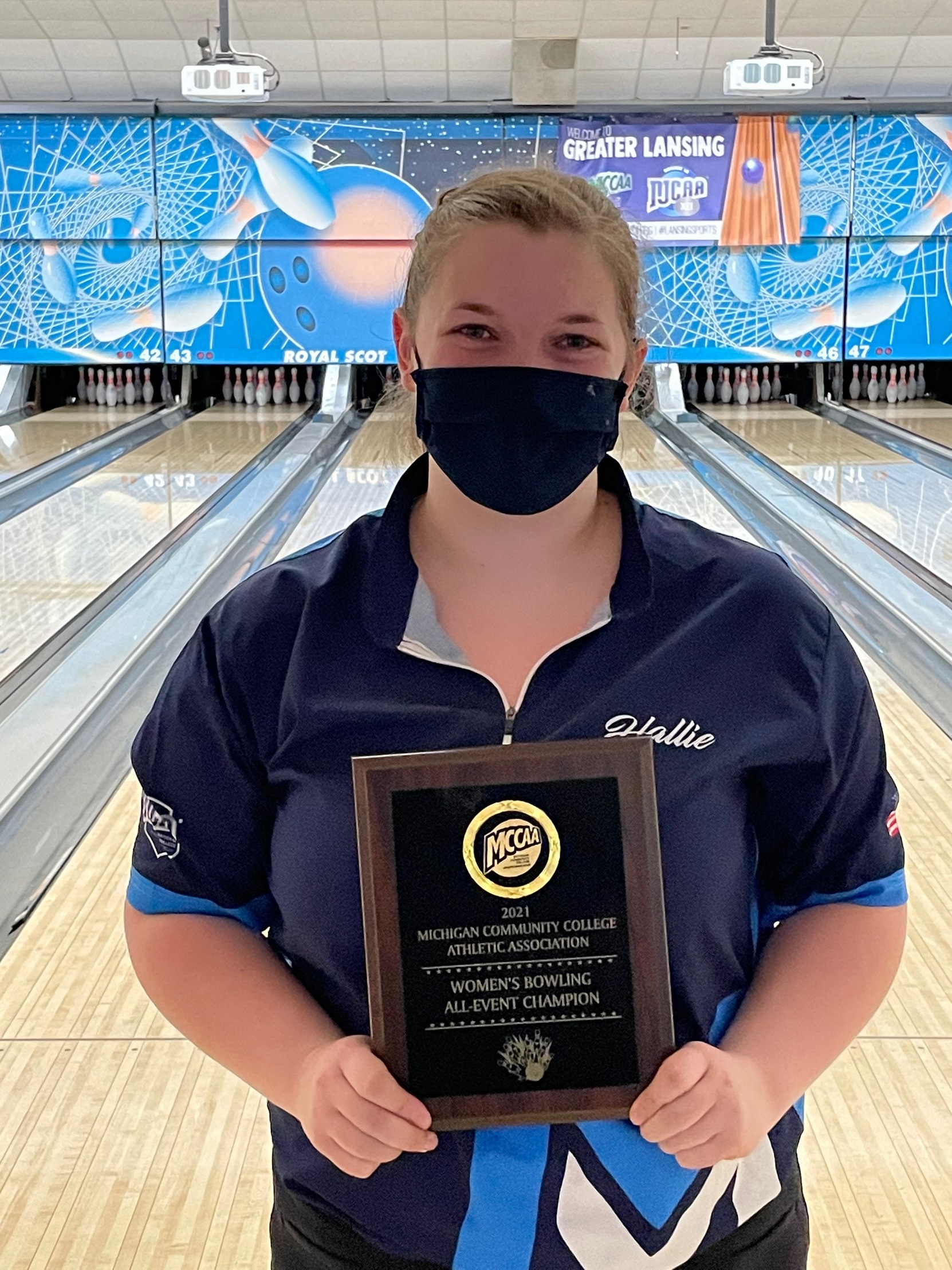 MCCAA All-Events Champion: Hallie Weaver, Mid Michigan College